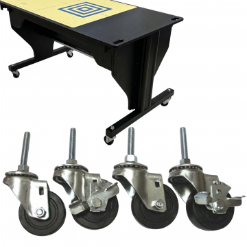 Workstation Rubber Casters (Standard Wheels)